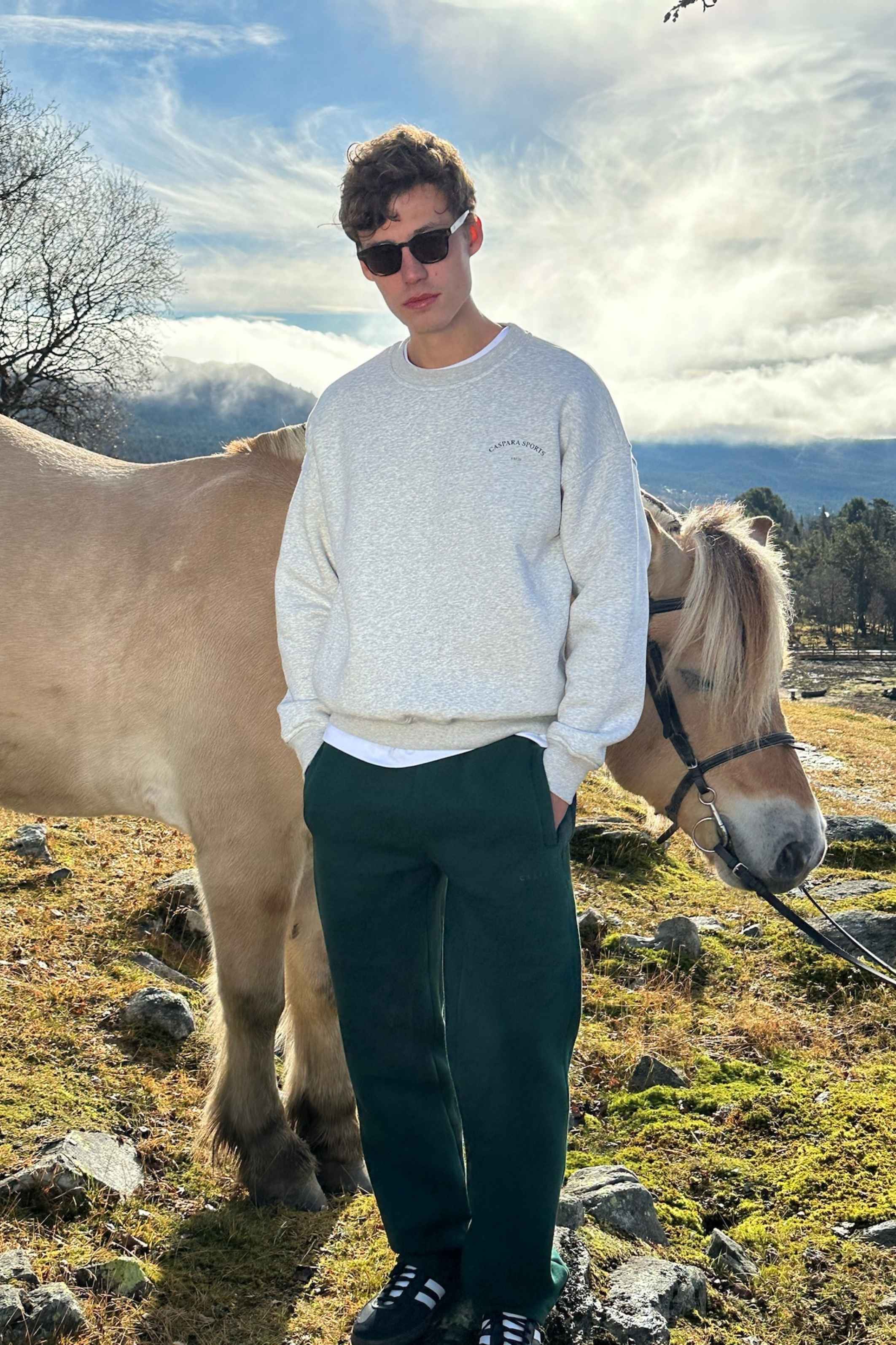 LIMITED EDITION︱M. Countryside Crewneck - Grey melange